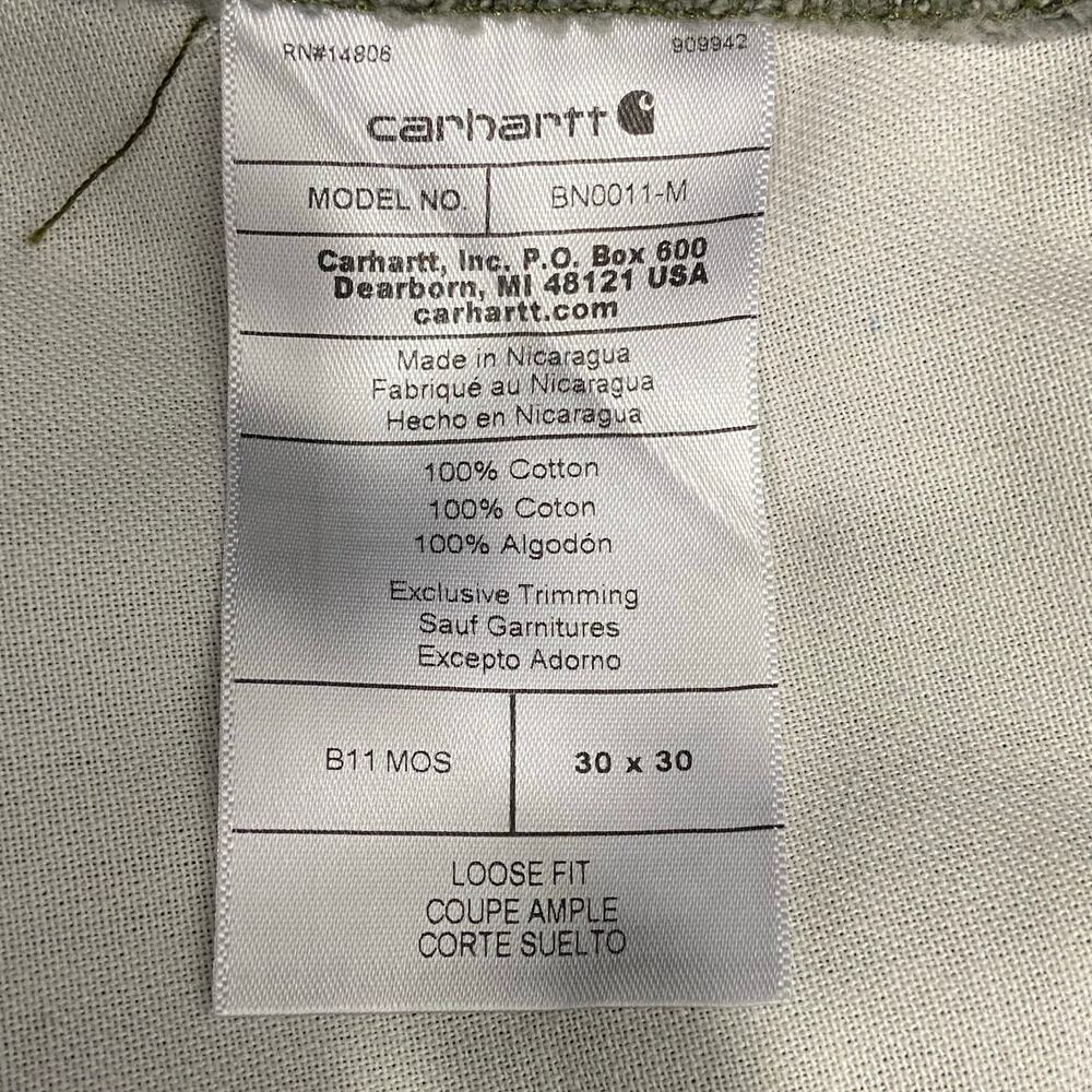 Carhartt 100% Cotton Work Pants Loose Fit Size 30 - Picture 8 of 10
